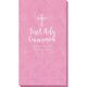 Ornate Celtic Cross Bali Guest Towels Image 1 of 3
