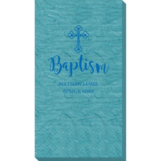 Ornate Celtic Cross Bali Guest Towels