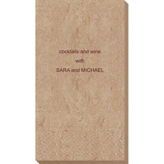 Simple Name Bali Guest Towels