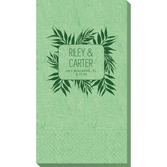 Palm Leaves Bali Guest Towels