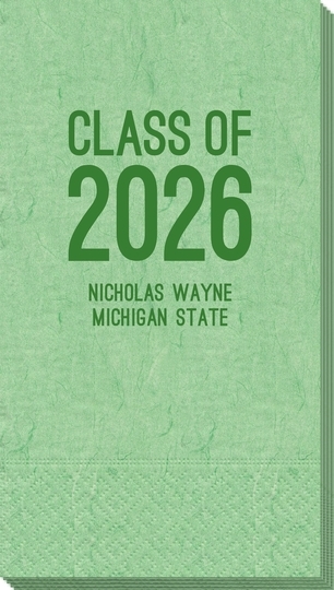 Proud Class of Graduation Bali Guest Towels