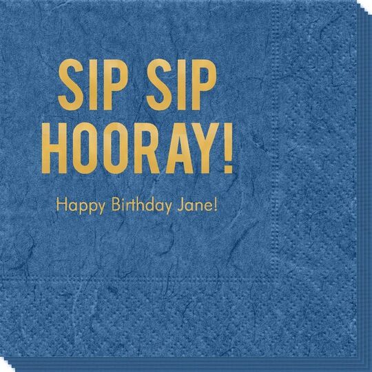 Bold Sip Sip Hooray Bali Napkins