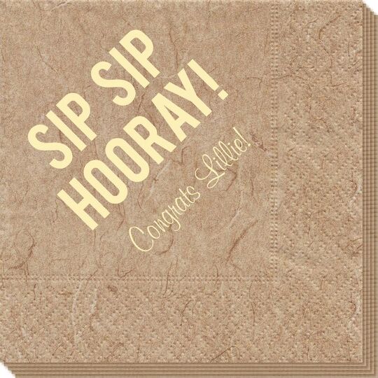 Bold Sip Sip Hooray Bali Napkins
