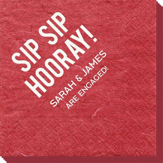 Bold Sip Sip Hooray Bali Napkins