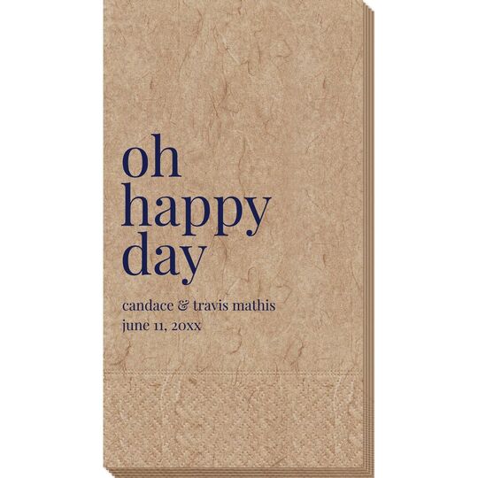 Oh Happy Day Bali Guest Towels