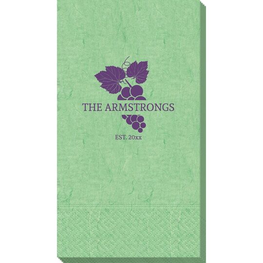 Wine Grapes Bali Guest Towels