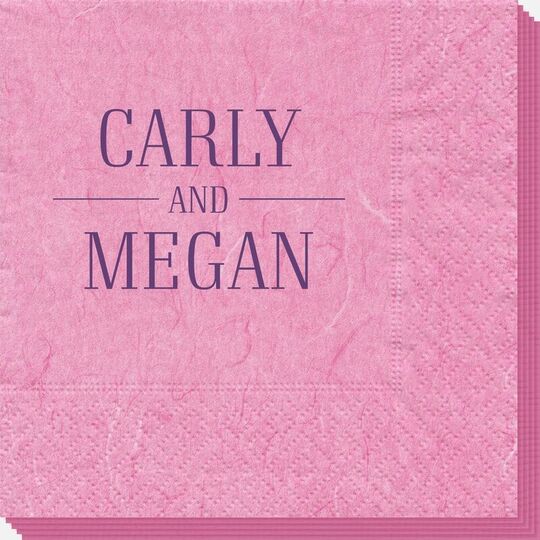 Modern Couple Detail Bali Napkins