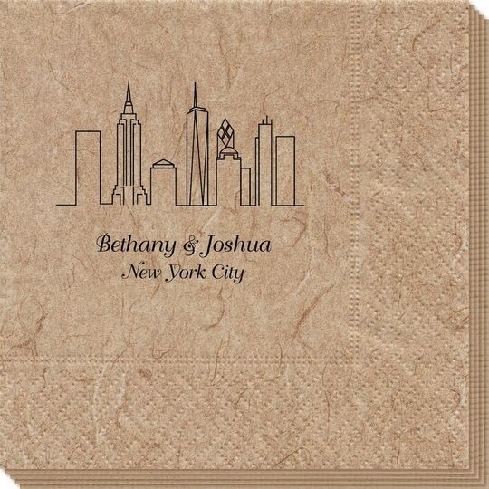 New York City Skyline Bali Napkins