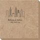 New York City Skyline Bali Napkins Image 1 of 2
