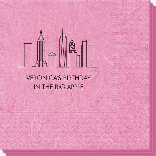 New York City Skyline Bali Napkins