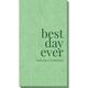 Best Day Ever Big Word Bali Guest Towels Image 2 of 5