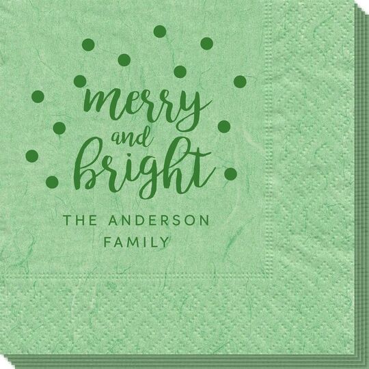 Confetti Dots Merry and Bright Bali Napkins