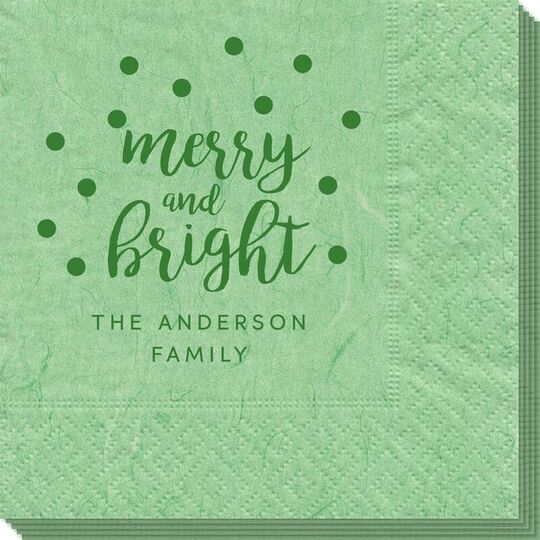 Confetti Dots Merry and Bright Bali Napkins