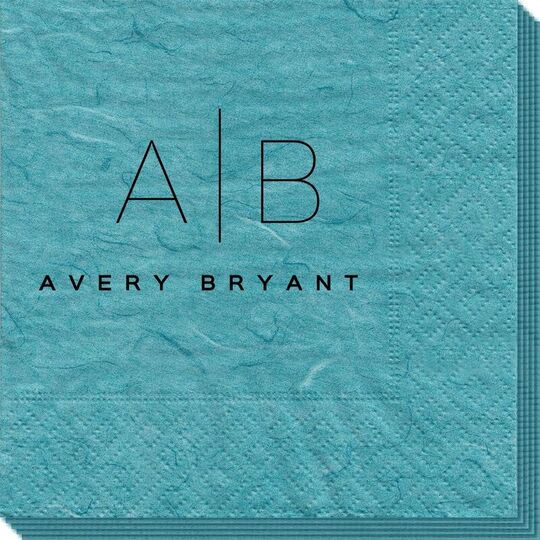 Duogram Initials Bali Napkins