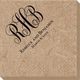 Fancy Script Monogram with Text Bali Napkins Image 1 of 2