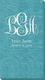 Fancy Script Monogram with Text Bali Guest Towels Image 2 of 2