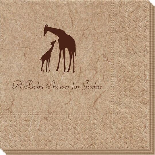 Giraffe Duo Bali Napkins