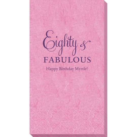 Eighty & Fabulous Bali Guest Towels