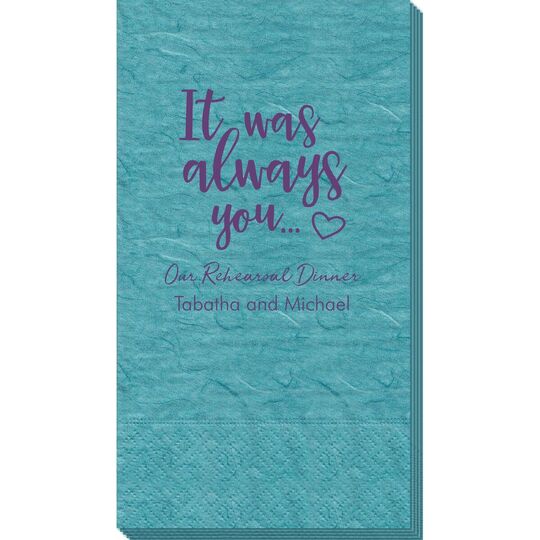 It Was Always You Bali Guest Towels