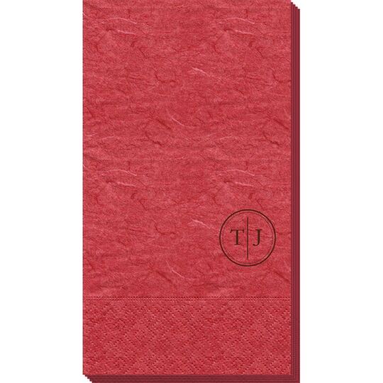 Petite Dotted Circle Duogram Bali Guest Towels