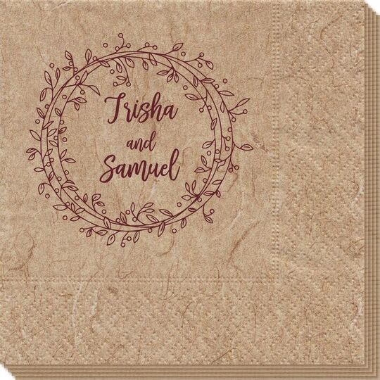 Vine Wreath Bali Napkins