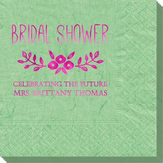 Bridal Shower Swag Bali Napkins