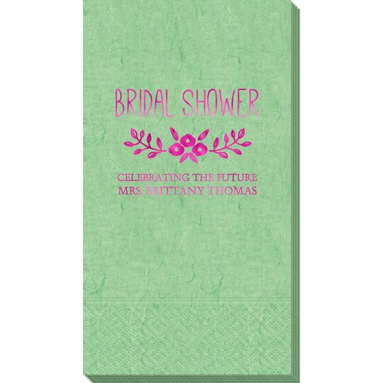 Bridal Shower Swag Bali Guest Towels