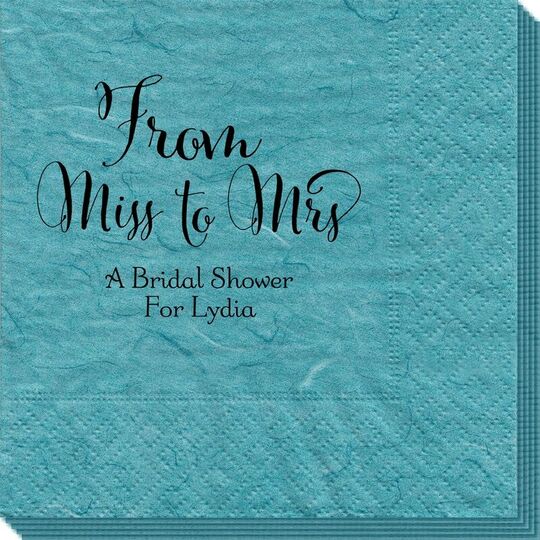 From Miss to Mrs Bali Napkins