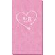 Heart Made of Arrow Bali Guest Towels Image 2 of 2