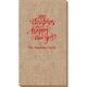 Hand Lettered Merry Christmas and Happy New Year Bali Guest Towels Image 1 of 2