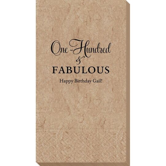 One Hundred & Fabulous Bali Guest Towels