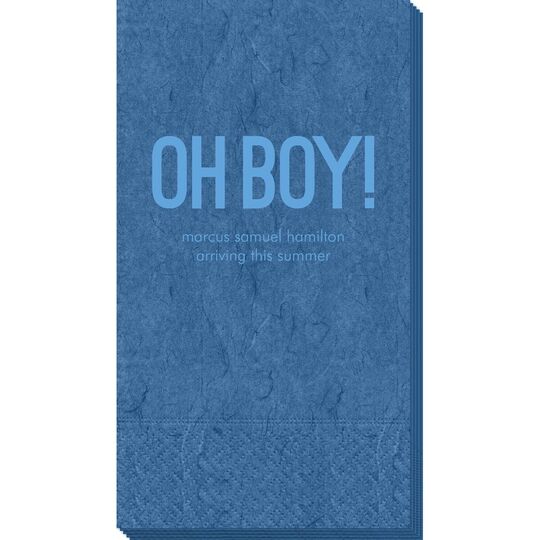 Bold Oh Boy Bali Guest Towels