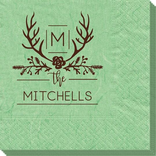 Family Antlers Bali Napkins