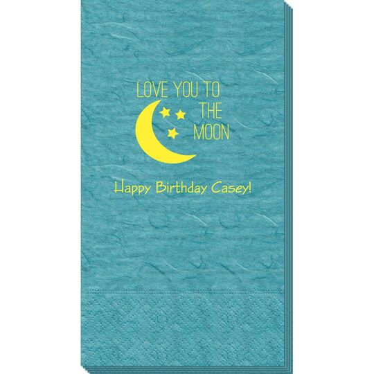 Love You To The Moon Bali Guest Towels