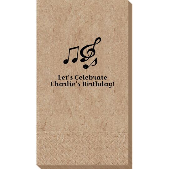 Music Notes Bali Guest Towels