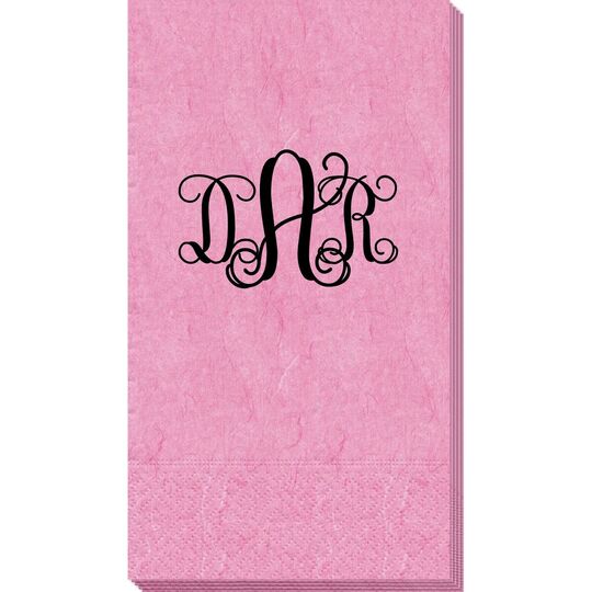 Vine Monogram Bali Guest Towels