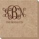 Vine Monogram with Text Bali Napkins Image 1 of 3