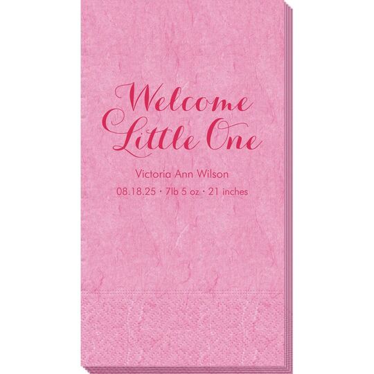 Welcome Little One Bali Guest Towels