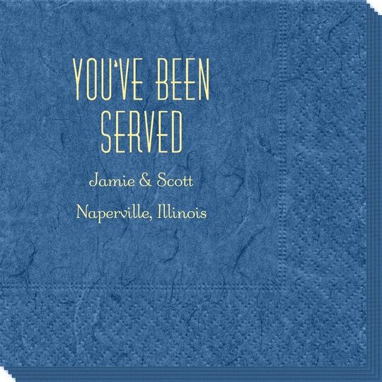 You've Been Served Bali Napkins