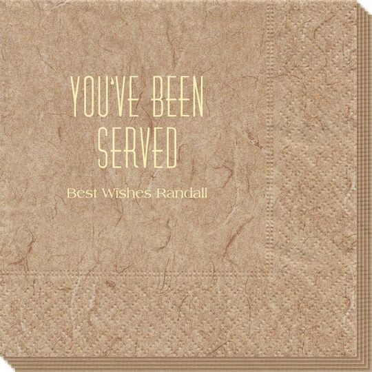 You've Been Served Bali Napkins