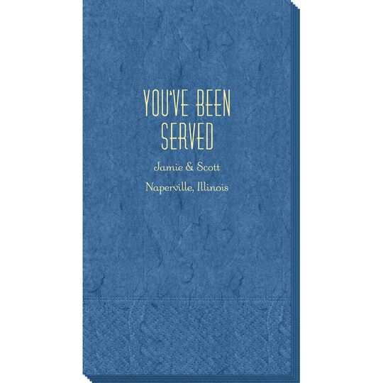 You've Been Served Bali Guest Towels