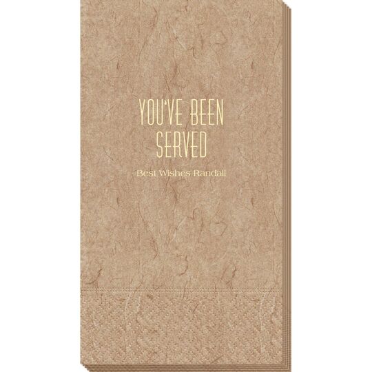 You've Been Served Bali Guest Towels