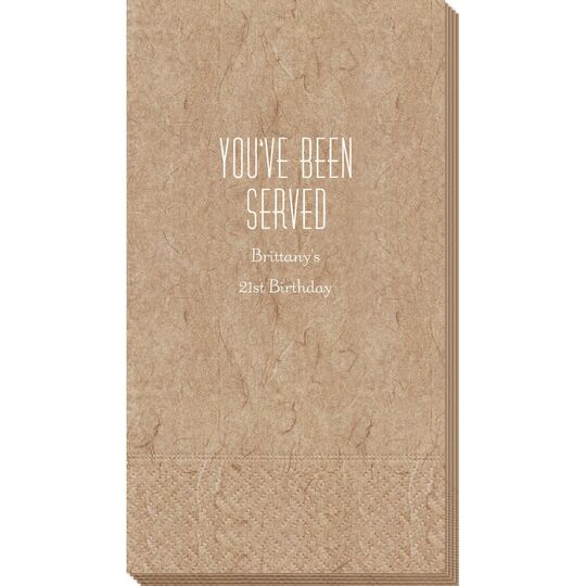 You've Been Served Bali Guest Towels