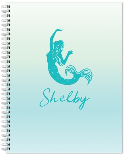 Mermaid Spiral Notebook