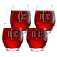 Chaumont 20.25 oz Wine Stemless Glassware Set of 4 Image 1 of 3
