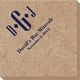Condensed Monogram with Text Bali Napkins Image 2 of 2