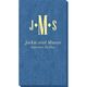 Condensed Monogram with Text Bali Guest Towels Image 1 of 2