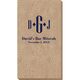 Condensed Monogram with Text Bali Guest Towels Image 2 of 2