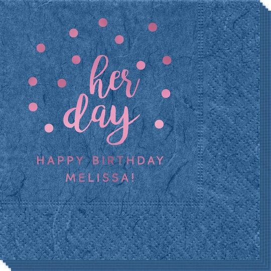 Confetti Dots Her Day Bali Napkins