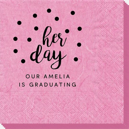 Confetti Dots Her Day Bali Napkins